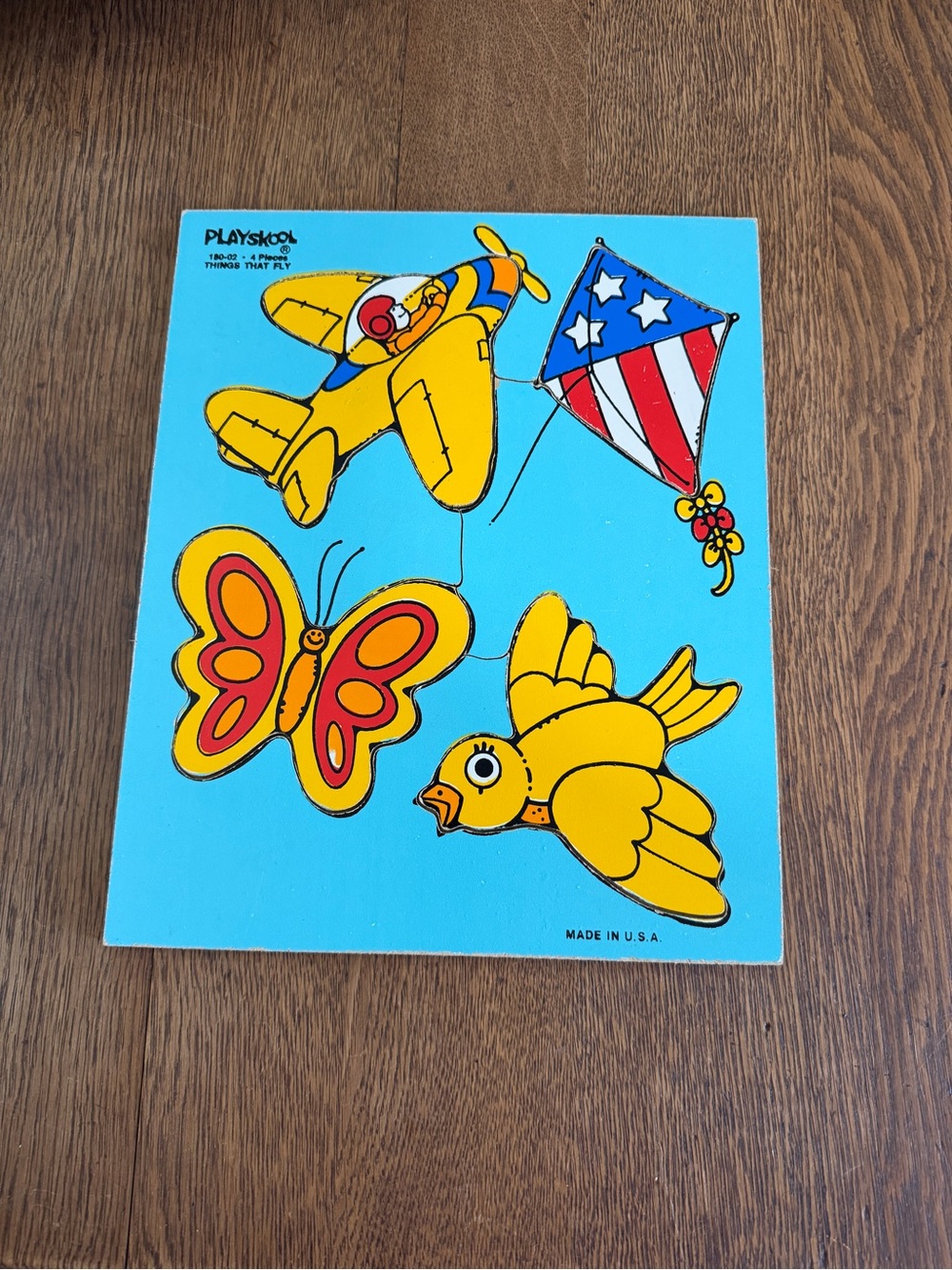 Playskool Vintage Puzzle Things that fly